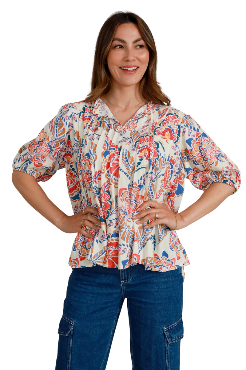 Dreamcatcher | Womens Helena Top (White)