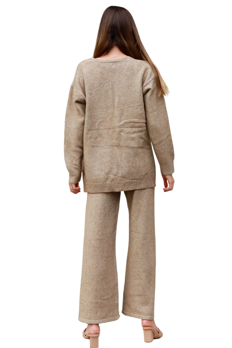 Charlotte The Label | Womens Chic Tracksuit Set (Sand)