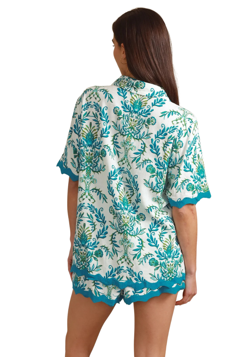 Dreamcatcher | Womens Kira Shorts (Blue)