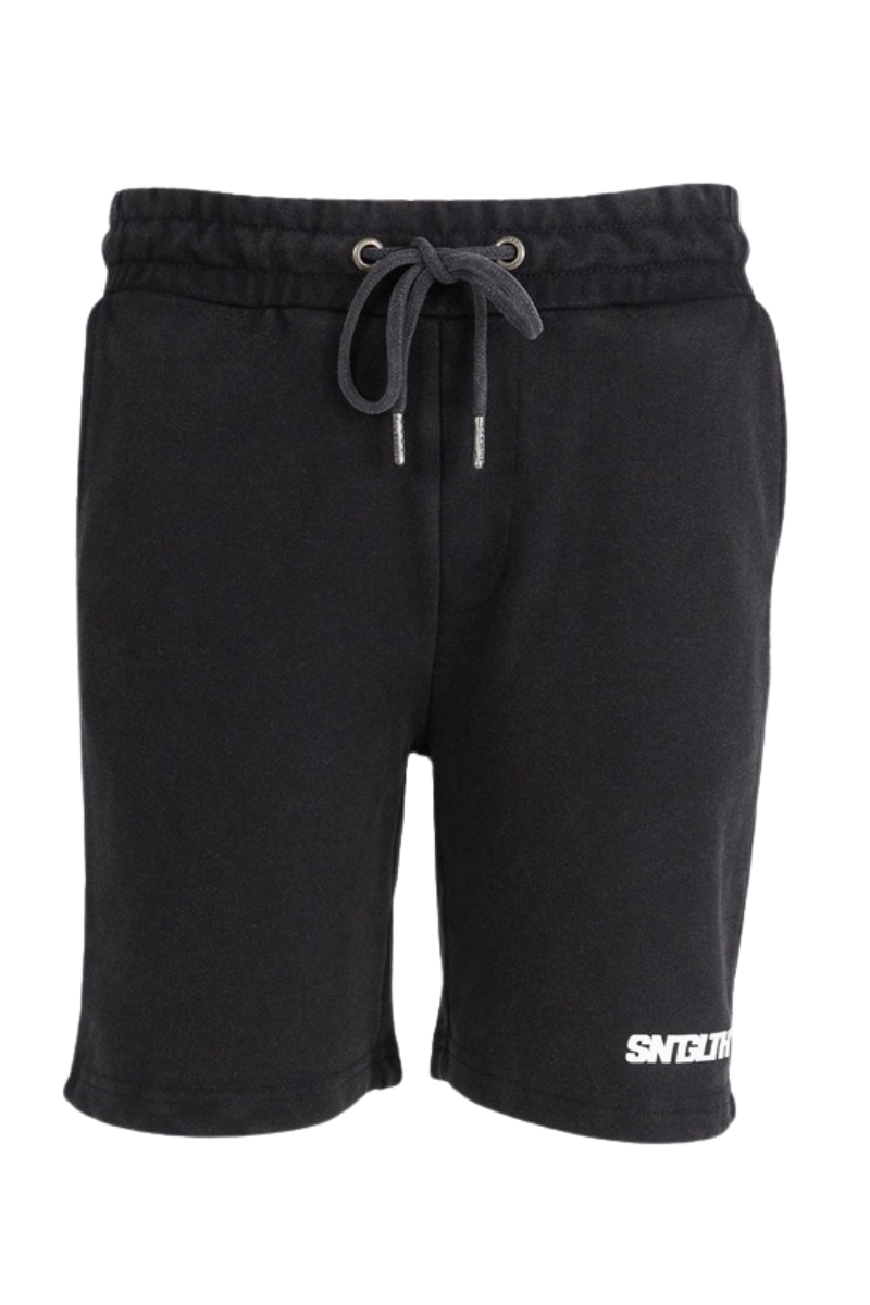 St Goliath | Boys Track Fleece Short (Washed Black)
