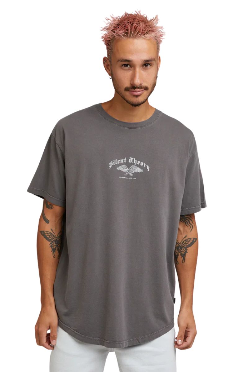 Silent Theory | Mens Jacob Eagle Tee (Coal)