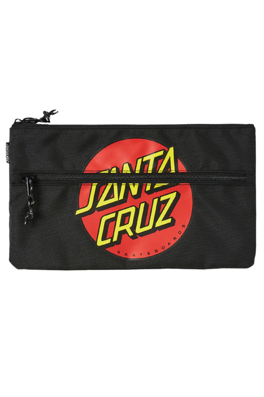 Santa Cruz | Unisex Classic Dot Pencil Case (Black)