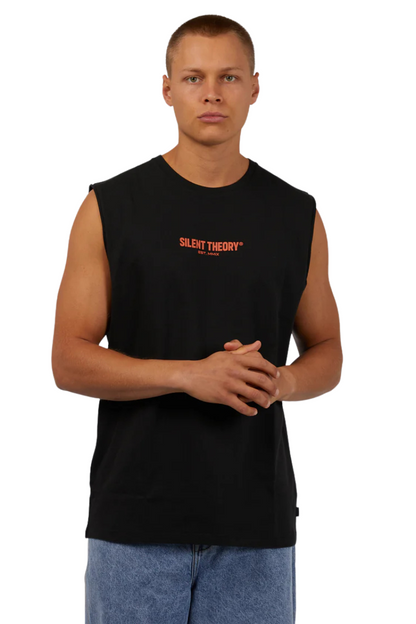 Silent Theory | Mens Defeat Muscle (Black)