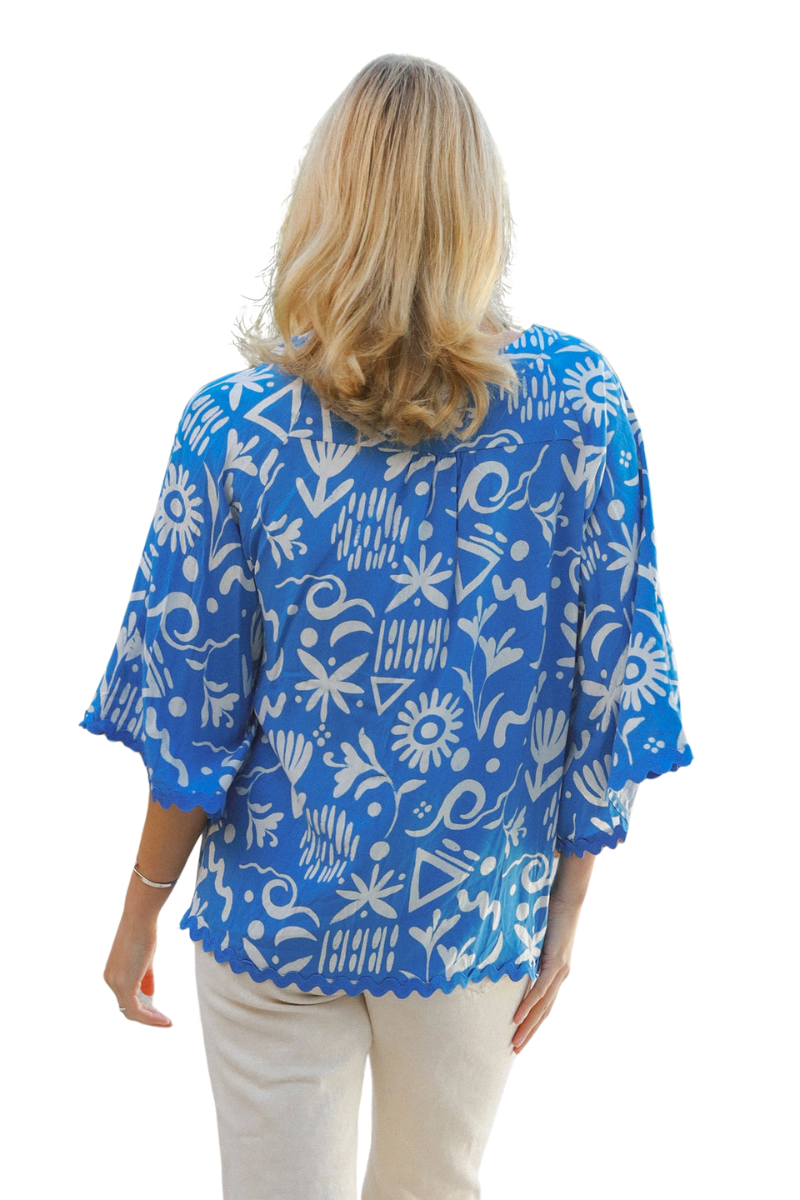 Dreamcatcher | Womens Alianna Top (Blue)