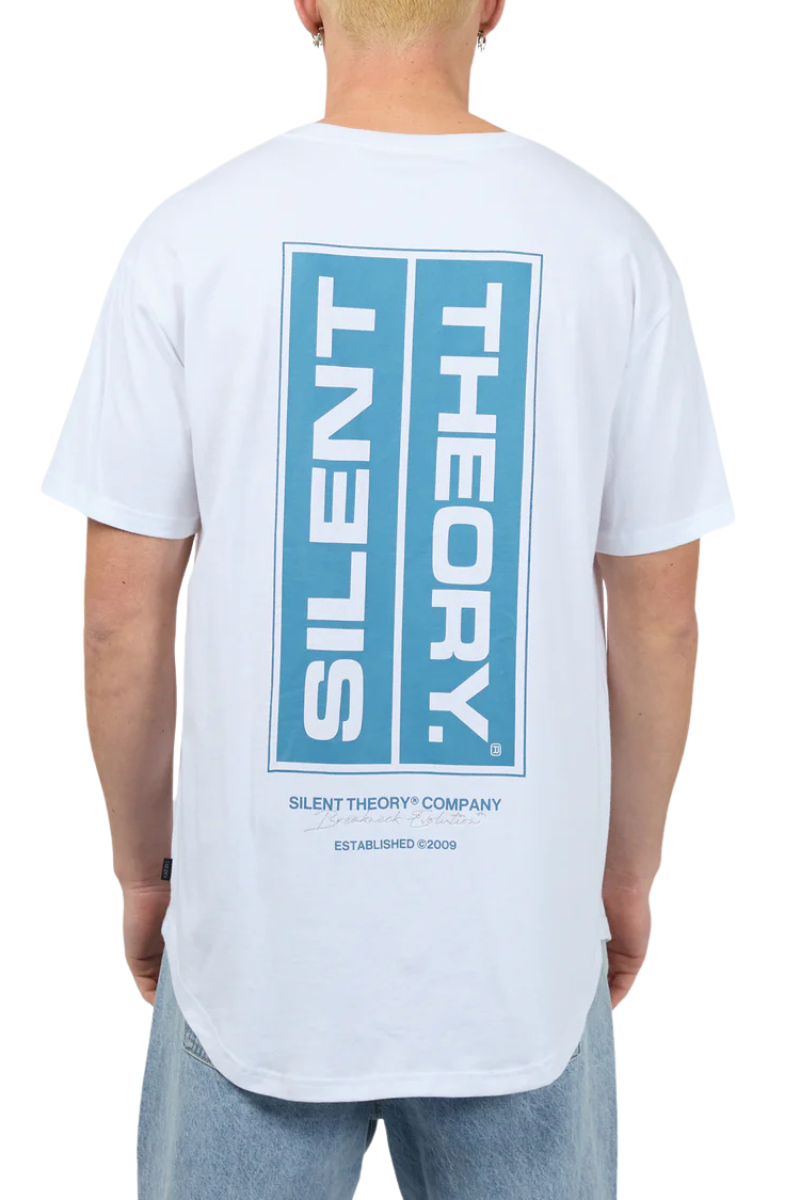 Silent Theory | Mens Dual Tee (White)