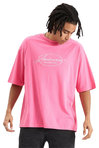 Americain | Mens Ramique Tee (Azalea Pink)