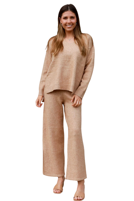 Charlotte The Label | Womens Chic Tracksuit Set (Nude)