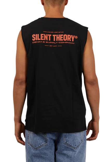 Silent Theory | Mens Defeat Muscle (Black)