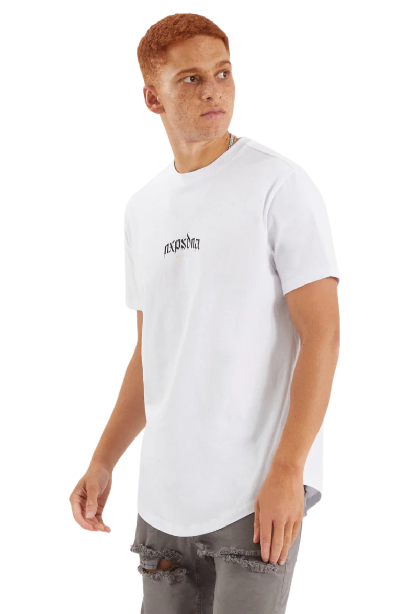 Nena & Pasadena NXP | Mens Prime Dual Curved Tee (Optical White)