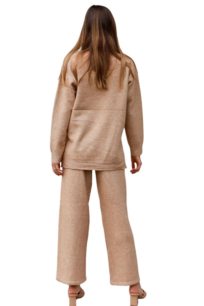 Charlotte The Label | Womens Chic Tracksuit Set (Nude)