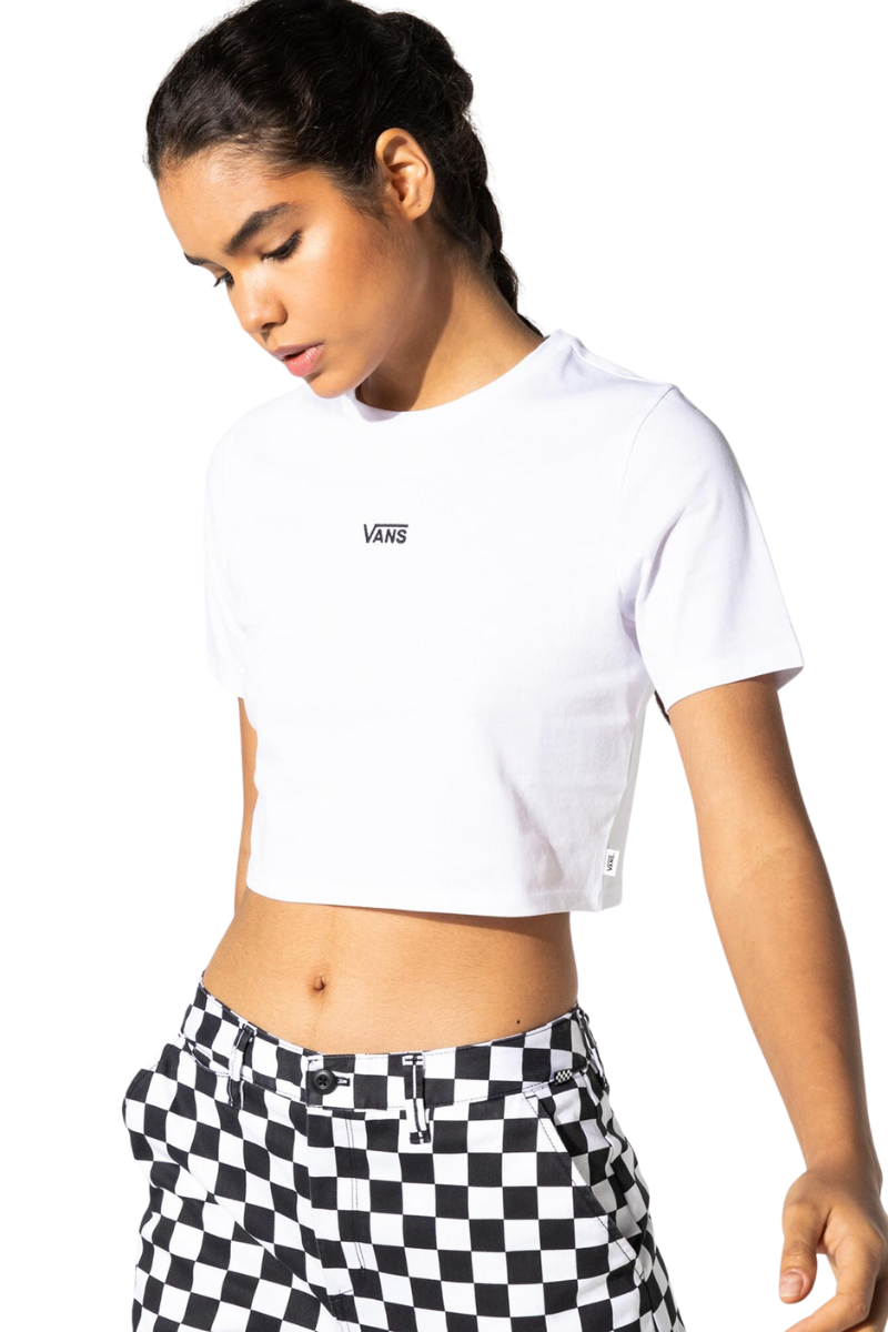 Vans crop top outlet and skirt