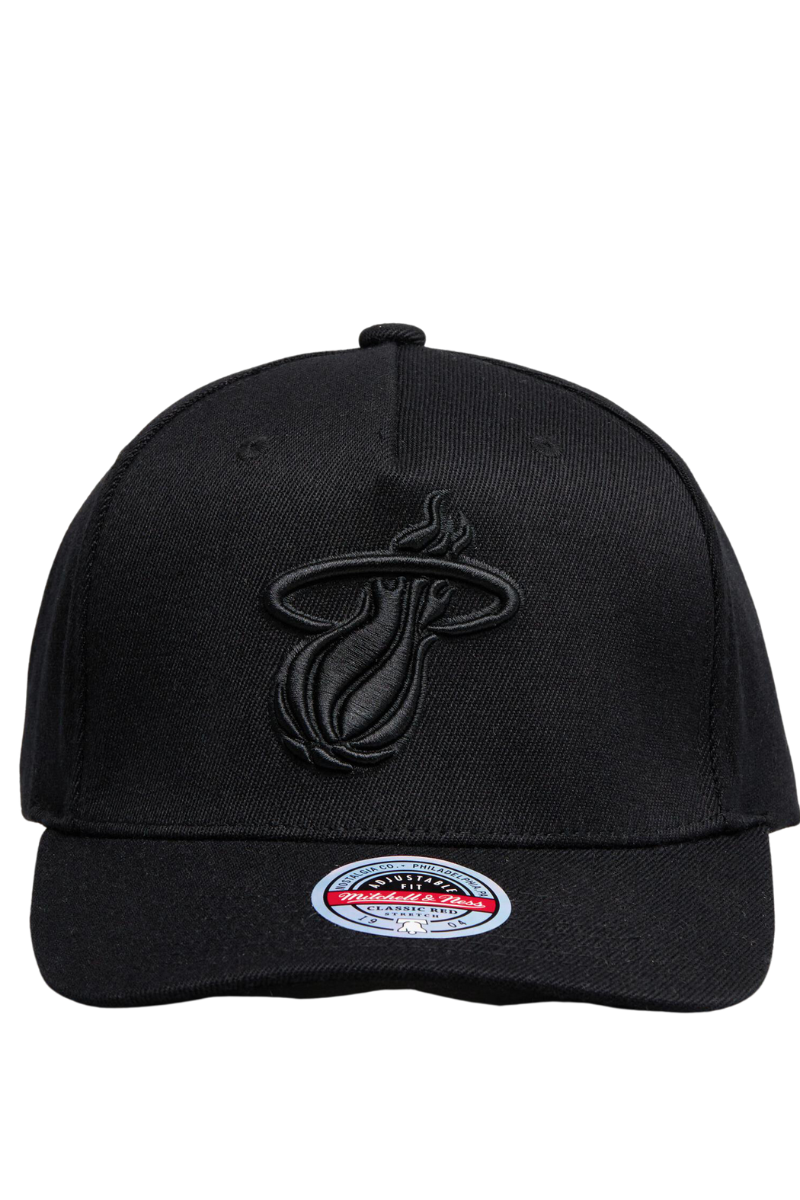 Mitchell & Ness | Mens Nba Miami Heat Cap (Black/Black)