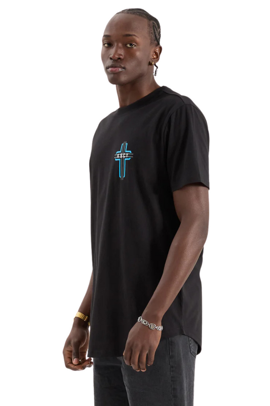 Kiss Chacey KSCY | Mens Zest Ride Dual Curved Tee (Jet Black)