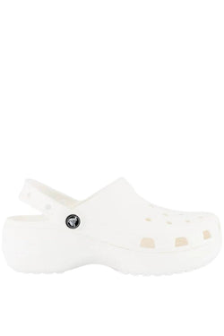 Crocs | Womens Classic Platform Clog (White)