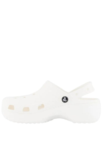 Crocs | Womens Classic Platform Clog (White)