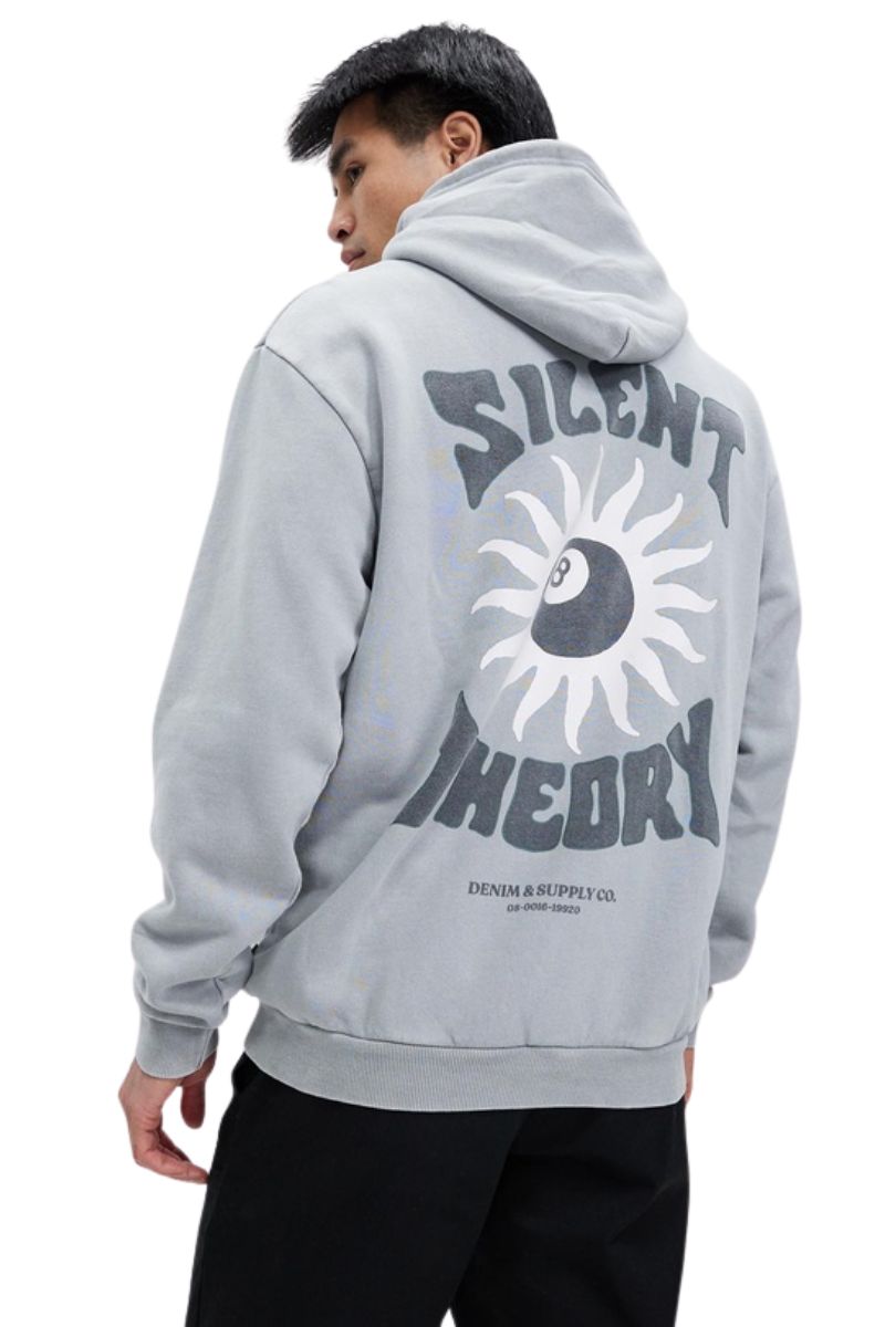 Silent Theory | Mens Eight Hoodie (Grey)