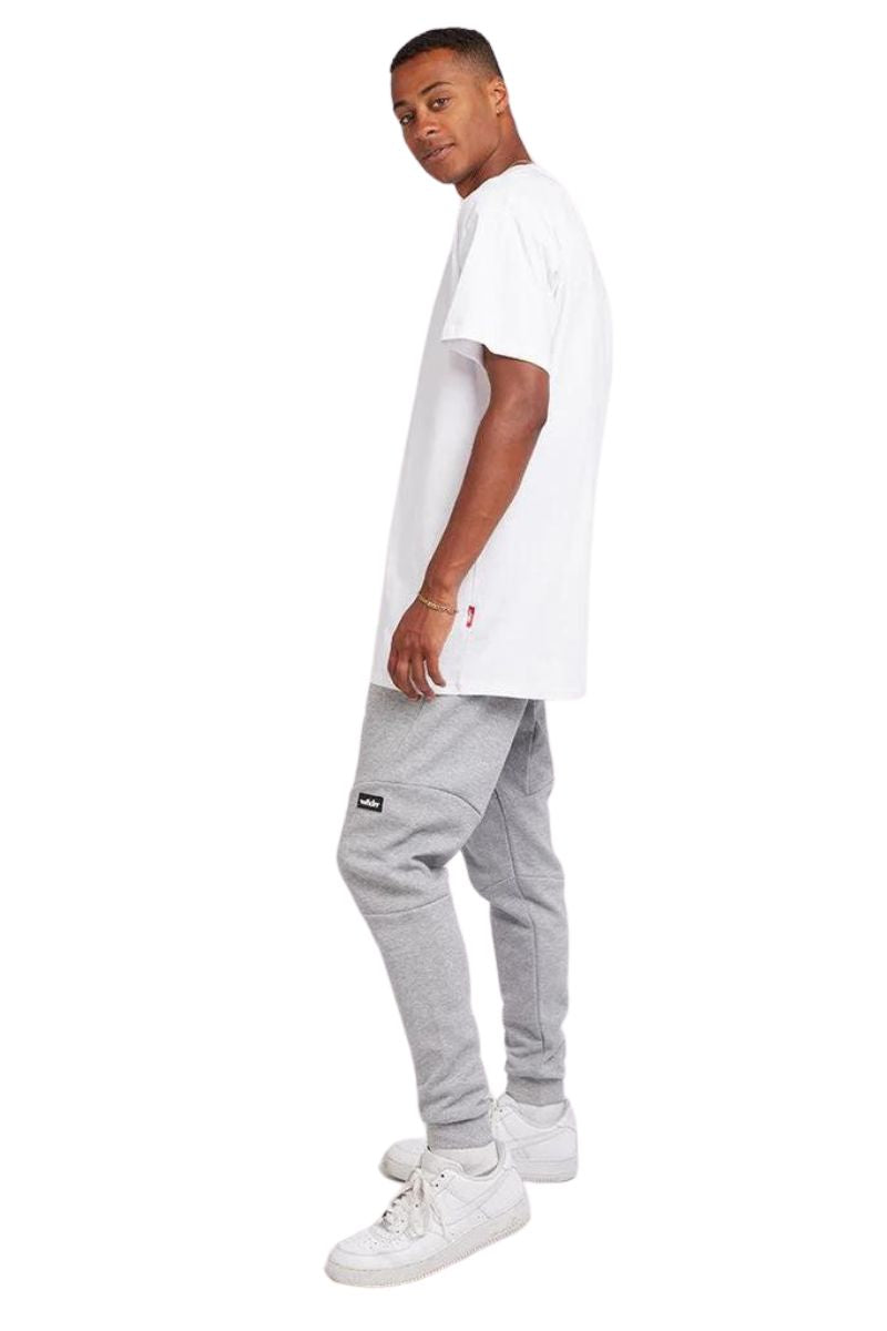 Wndrr | Mens Hoxton V2 Tech Trackpants (Grey Marle)