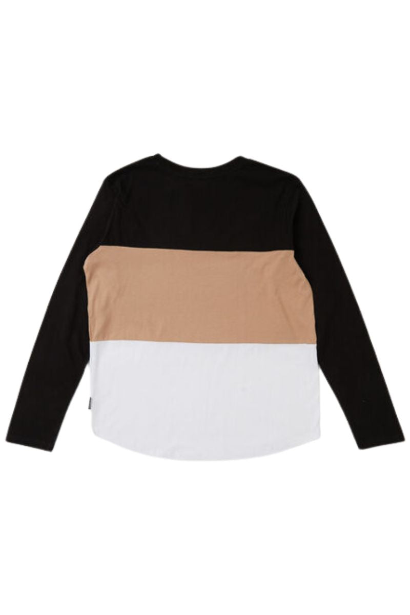 St Goliath | Kids Colour Block L/S Tee (Tan)