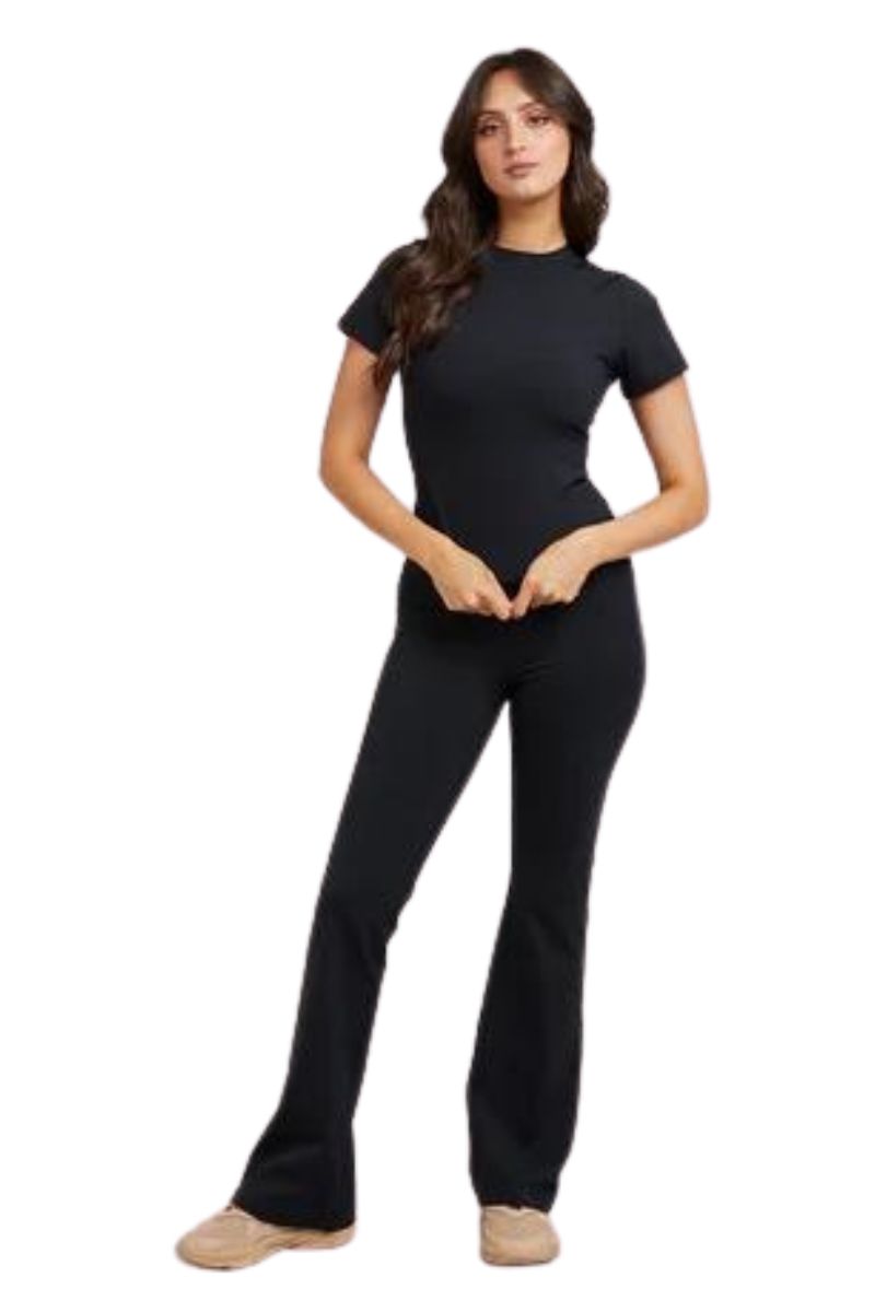 All About Eve | Womens Active Flare Legging (Black)