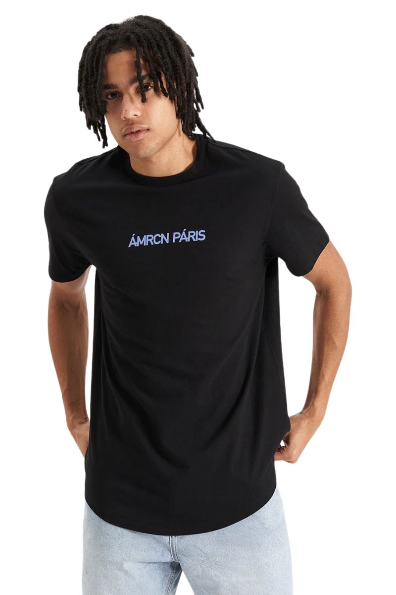 Americain | Mens Palais Tee (Jet Black)