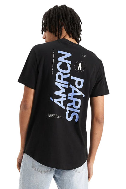 Americain | Mens Palais Tee (Jet Black)