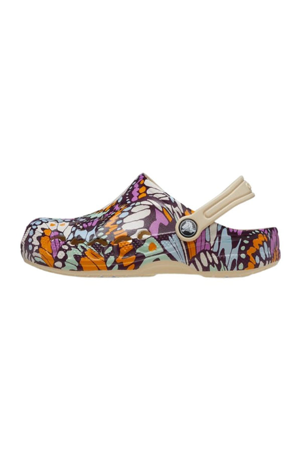 Crocs | Kids Baya Seasonal Printed Clog (Winter White)