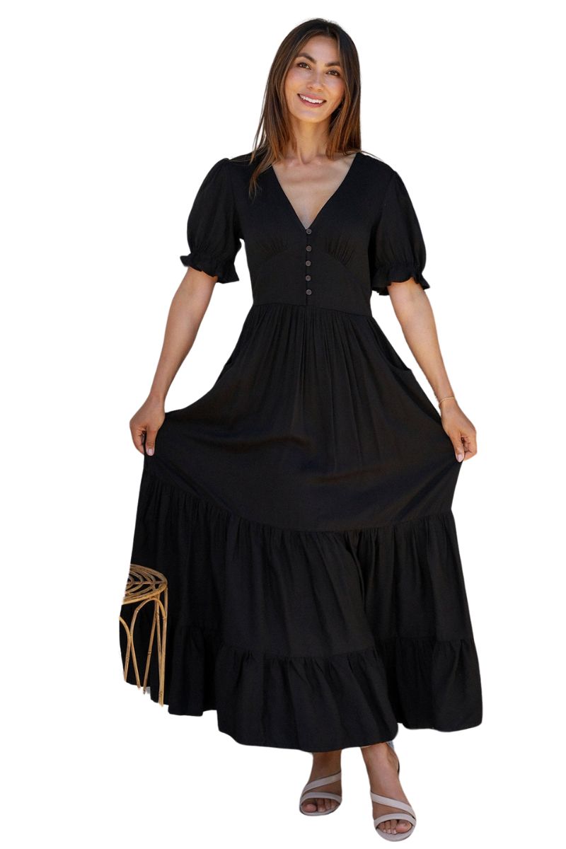 Ava Mia | Womens Oakleigh Maxi (Black)