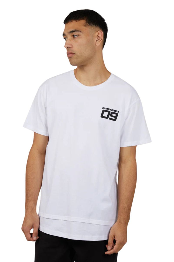 Silent Theory | Mens Speed Scoop Tee (White)