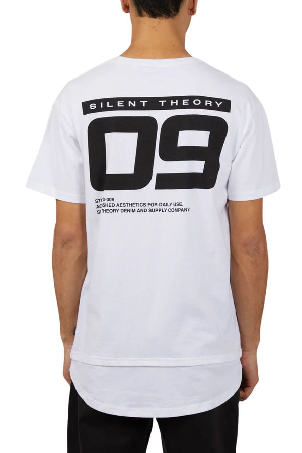 Silent Theory | Mens Speed Scoop Tee (White)