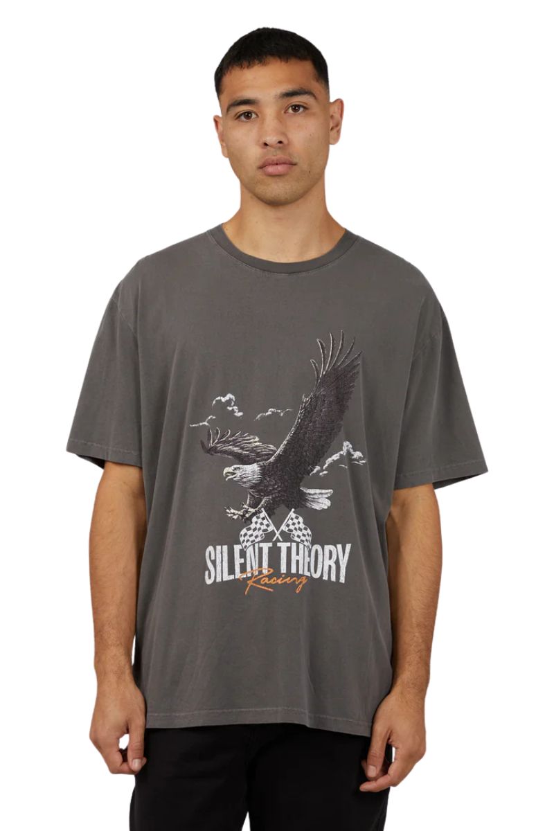 Silent Theory | Mens Pit Stop Tee (Coal)