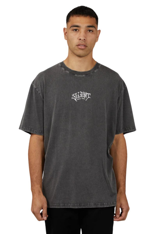 Silent Theory | Mens World Tour Tee (Washed Black)