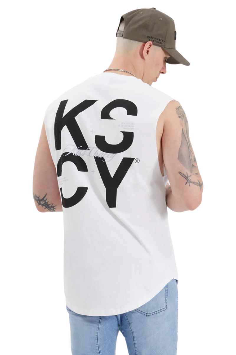 Kiss Chacey KSCY | Mens Tyrell Dual Curved Muscle (Optical White)