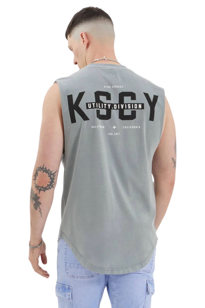 Kiss Chacey KSCY | Mens Divided Dual Curved Muscle (Pigment Neutral Grey)