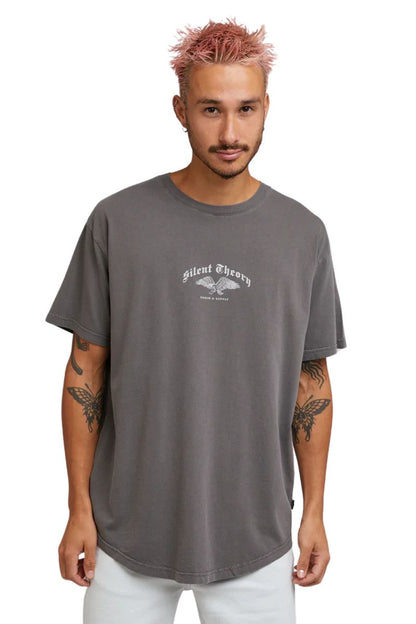 Silent Theory | Mens Jacob Eagle Tee (Coal)