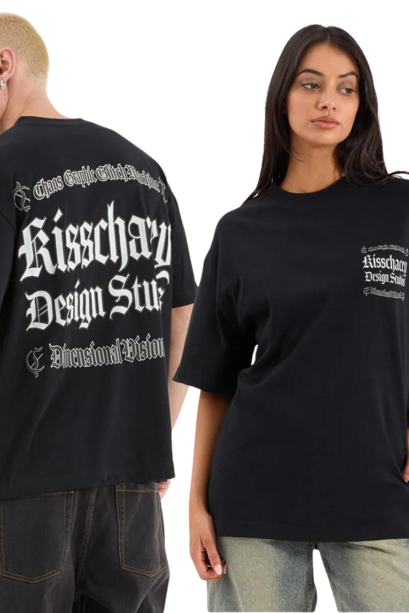 Kiss Chacey KSCY | Unisex LIMITED EDITION Machine Street Tee (Anthracite Black)