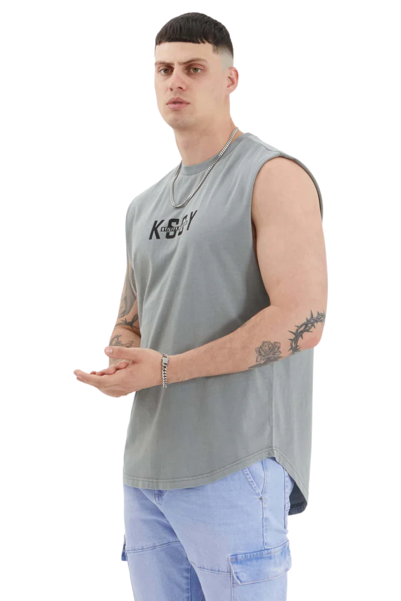 Kiss Chacey KSCY | Mens Divided Dual Curved Muscle (Pigment Neutral Grey)