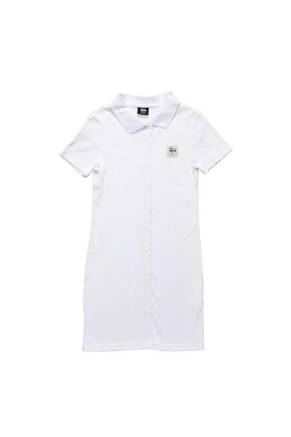 Stussy | Womens Markham Rib Dress (White)