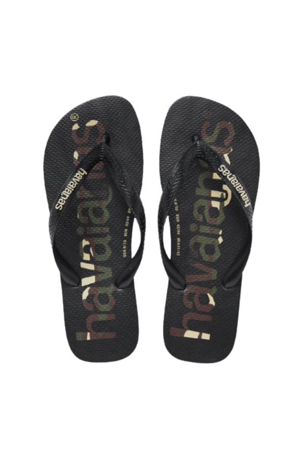 Havaianas | Kids Top Logo Mania Thongs (Black)