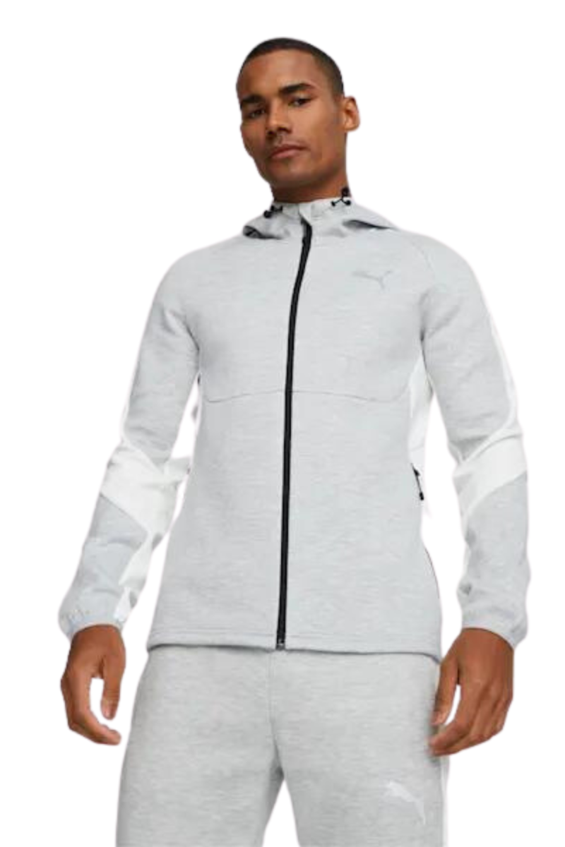 Gray hot sale puma hoodie