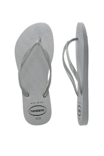 Havaianas | Kids Slim Gloss Thongs (Ice Grey)