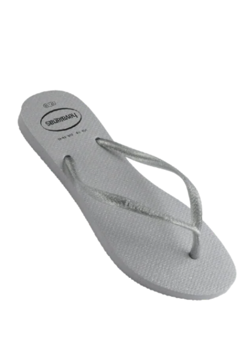 Havaianas | Kids Slim Gloss Thongs (Ice Grey)